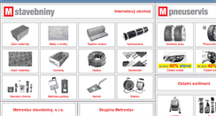 Desktop Screenshot of mstavebniny.cz